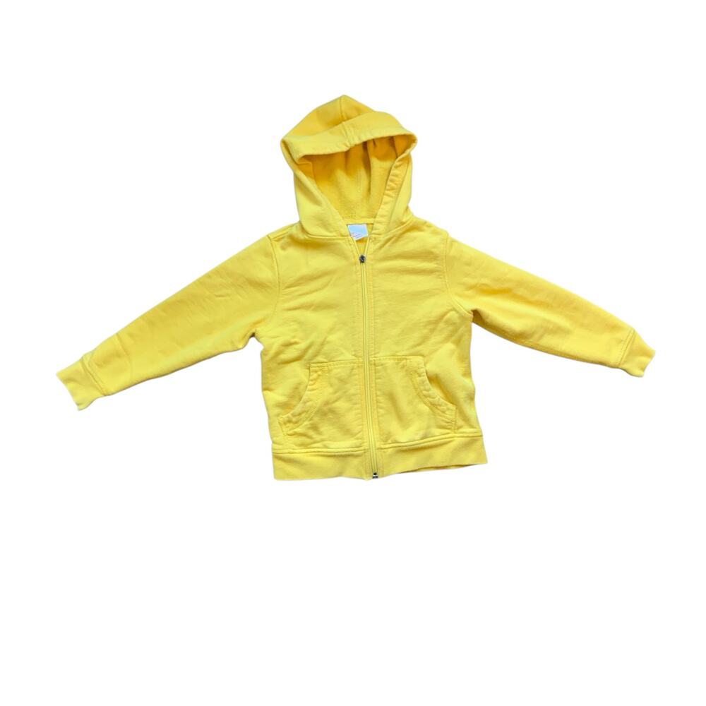 Hanna Andersson Yellow Zip Up Hoodie